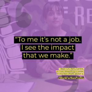 To me it's not a job. I see the impact that we make.