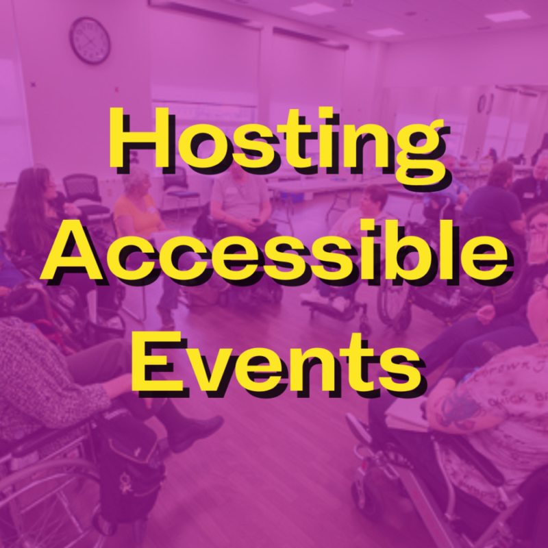 Hosting Accessible Events